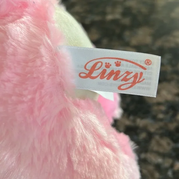 LINZY MUSCICAL HAPPY BIRTHDAY PINK TEDDY BEAR NWT - Picture 5 of 7